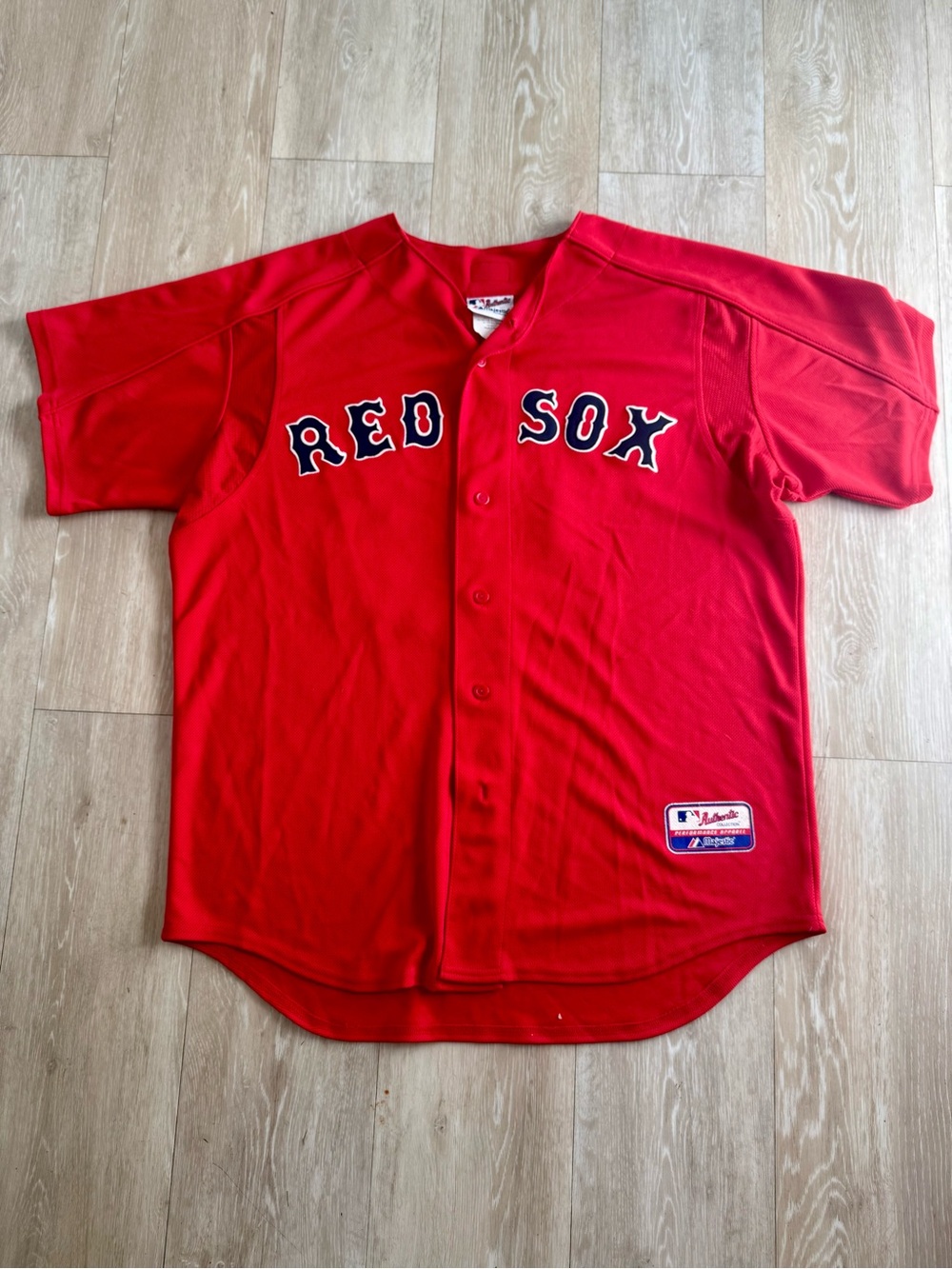 David Wells 'Red Sox' Button-Front Baseball Jersey
